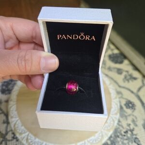 Pandora Pink Enamel Charm